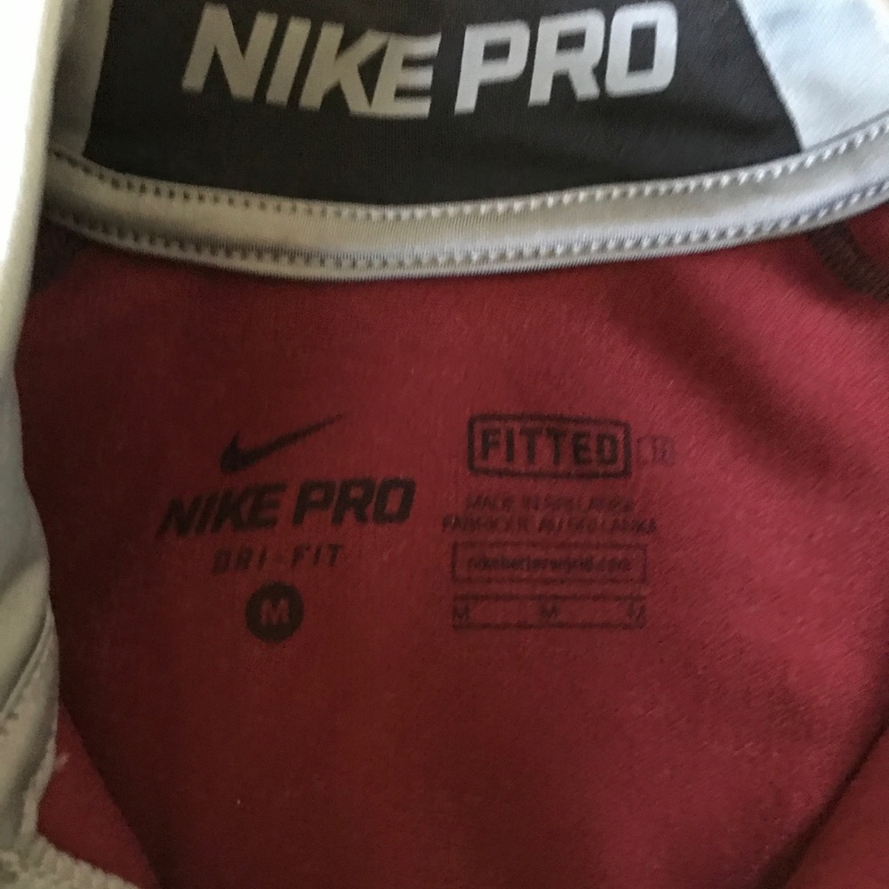 Men's Nike Pro zip pullover - Picture 2 of 3